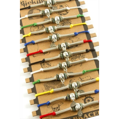 ÇOK SATAN Tuğra Metal Aparatlı İp Bileklik