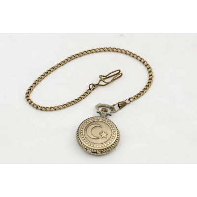 ÇOK SATAN Türk Bayraklı Köstekli Saat Alk2605