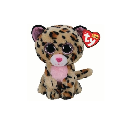 ÇOK SATAN TY Beanie Boos Kahverengi Benekli Peluş Leopar Livvie 15 cm