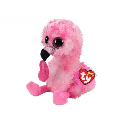 ÇOK SATAN Ty Beanie Boos Kalpli Flamingo Peluş Dainty 15 cm