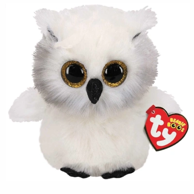 ÇOK SATAN TY Beanie Boos Peluş Kar Baykuşu-Austin 15 cm