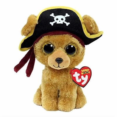 ÇOK SATAN Ty Beanie Boos Peluş Korsan Köpek Rowan 15 cm