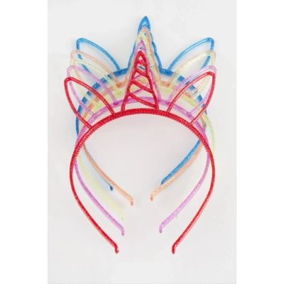 ÇOK SATAN Unicn Kulaklı Plasik Çocuk Taç