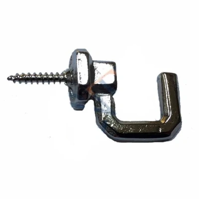 ÇOK SATAN Vidalı Kanca, Askı Büyük - 15x23mm, Nikel - 1 Adet