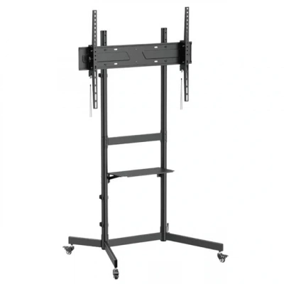 Vontech V1044ve 55-100 Uyumlu Tekerlekli Ayaklı Raflı Lcd-led Tv Sehpası Standı