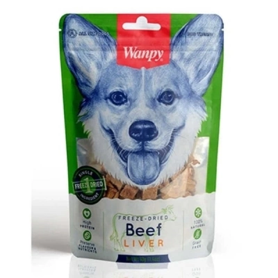 ÇOK SATAN Wanpy Kurutulmuş Dana Ciğerli Köpek Ödül Maması 40 Gr