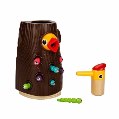 ÇOK SATAN Woody Manyetik Ağaçkakan Besleme Oyunu 10 Parça