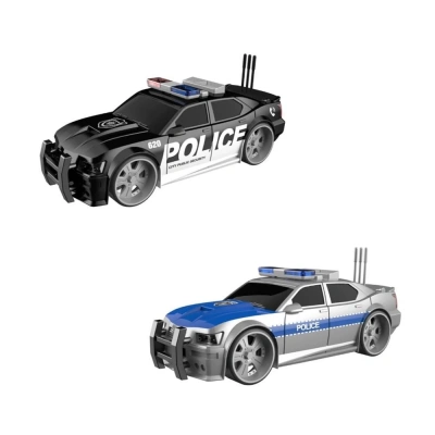 ÇOK SATAN WY620 1:16 Sürtmeli Sesli Işıklı Polis Arabası
