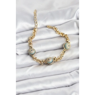 Xuping VIP Nazarlı Gold Renk Bileklik