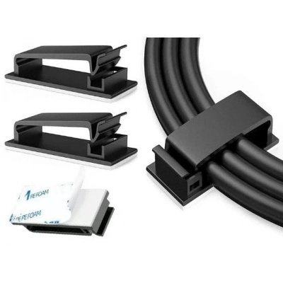 ÇOK SATAN Yapışkanlı Kablo Düzenleyici Klips 4lü Set