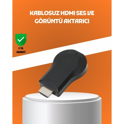 ÇOK SATAN Yazılım Gerektirmeyen Kablosuz Mirroring Adaptörü – 1080p HD Görüntü Kalitesi
