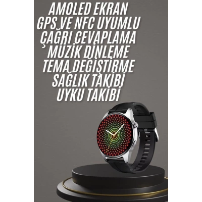 ÇOK SATAN Yeni Nesil Akıllı Saat 1.5 Inç Amoled Ekran Çağrı Cevaplayabilen