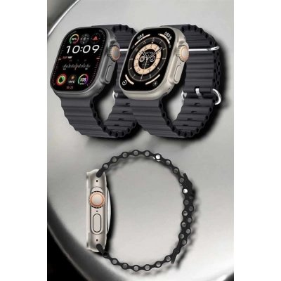 ÇOK SATAN Yeni Nesil Ultra Akıllı Saat Titreşimli, Uyku & Sağlık Takibi, Çift Kordon