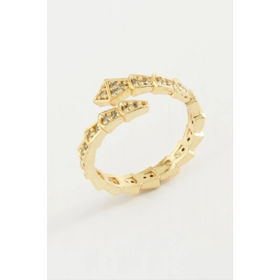 ÇOK SATAN Yılan Zirkon Taşlı Yüzük