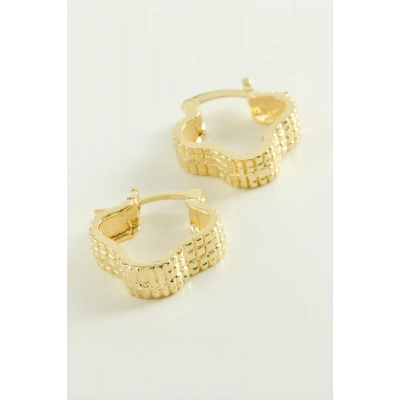 ÇOK SATAN Yıldız Kilitli Halka Küpe