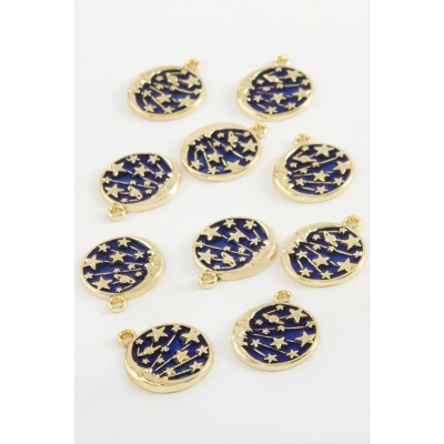 ÇOK SATAN Yıldız Tek Kulplu Mineli Bileklik ve Kolye Ucu Aparatı 1 Adet