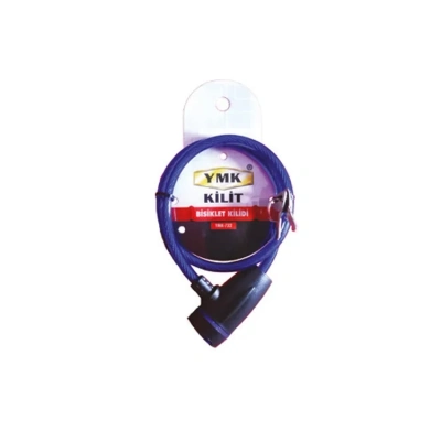 ÇOK SATAN YMK Eko Çelik Halatlı, İzoleli Bisiklet Kilidi - 8mm, 65 cm