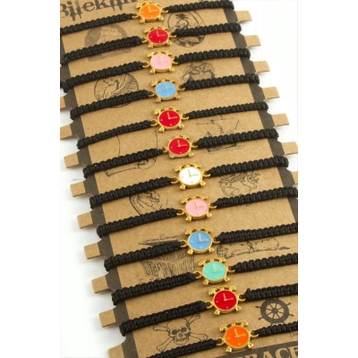 ÇOK SATAN Yonca Makrome Örgülü Bileklik