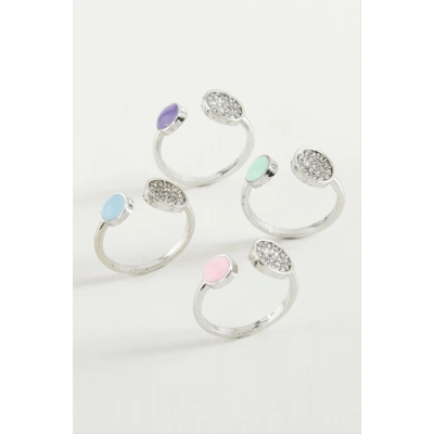 ÇOK SATAN Yuvarlak Taşlı Mineli Eklem Yüzük