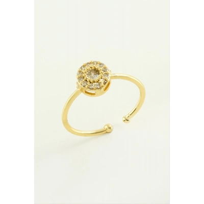 ÇOK SATAN Yuvarlak Zirkon Taşlı Yüzük