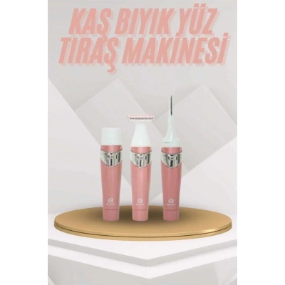 ÇOK SATAN Yüz Kaş ve Tüm Vücut Epilasyon Aleti 3 Başlıklı Hassas Ciltlere Uygun Epilatör