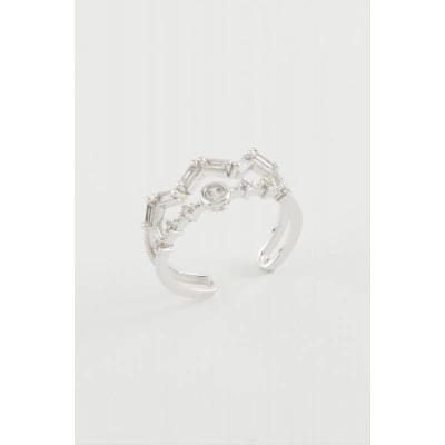 ÇOK SATAN Zikzak Zirkon Taşlı Yüzük