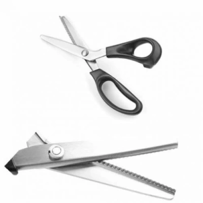 ÇOK SATAN Zikzaklı Kesim Makası Desenli Tırtıklı Oya Makası Terzi Kumaş