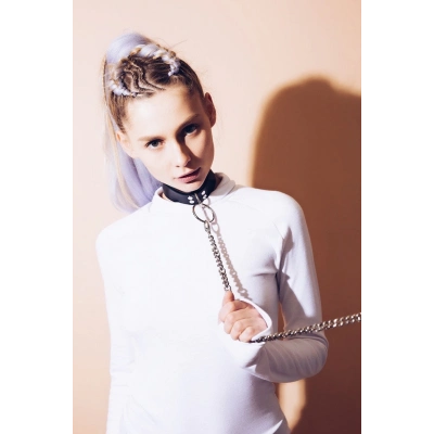 ÇOK SATAN Zincirli Fetiş Boyun Tasması 1052