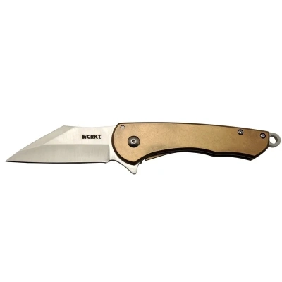 Crkt Jettison 6820 Brw Kahverengi Kamp / Outdoor Çakı 18,5cm - Yarı Otomatik, Kemerlikli, Kutulu
