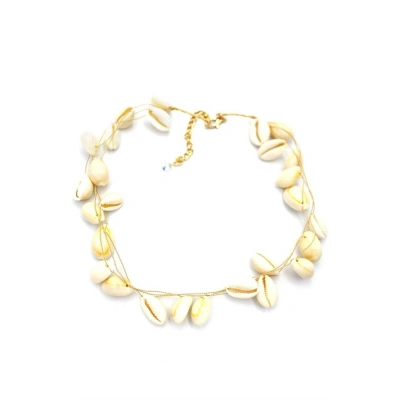 Deniz Kabuğu Kolye - Beyaz