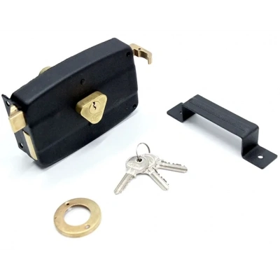 Dış Kapı Oval Tirajlı Kilit - Karşılıklı, 12mm