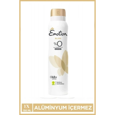 Emotion Bliss Kadın Vegan Deodorant 150 Ml Hızlı Kurur , Leke Bırakmaz