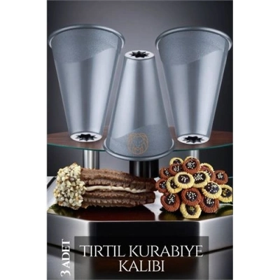 Engithalat 3 lü Tırtıl Kurabiye Şekillendirici Fracassi Design