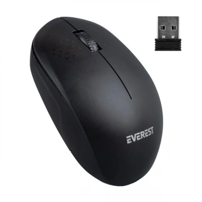 Everest Smw-88 Usb Siyah 1200 Dpı 2.4ghz Kablosuz Mouse
