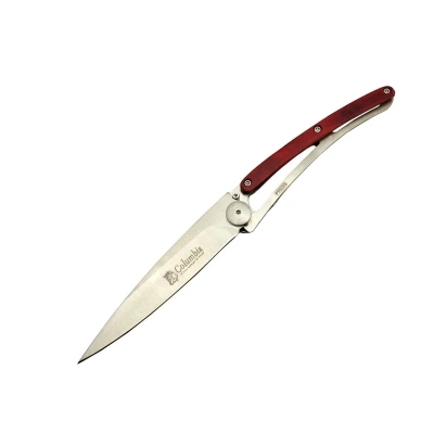 Ext 2990d Deejo Kırmızı Kamp Çakı 22,5cm- Manuel, Kemerlikli, Ultra Hafif