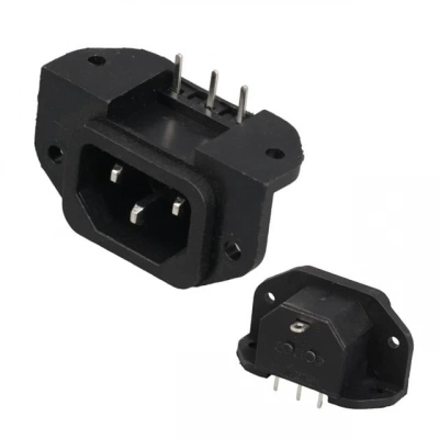 Ic-212c C14 Power Soket Erkek Kulaklı 90c Pcb