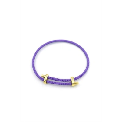 İp Bileklik - Mor