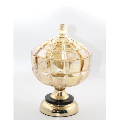 Kapaklı Cam Şekerlik Alk3160