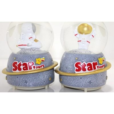 Kar Küresi Işıklı Müzikli 13 Cm