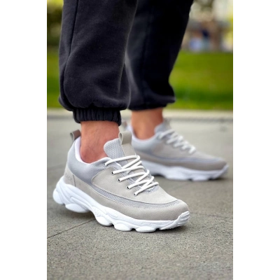 KB-707  Kuback Taş Süet Yüksek Taban Bağcıklı Günlük Erkek Ayakkabı