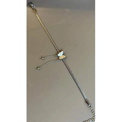 Kelebekli İtalyan Bileklik - Gümüş