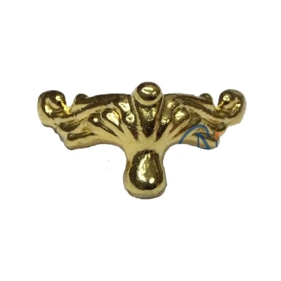 Köşe Etekli Sandık Ayağı, Kutu Ayak 1,5 Cm - Sarı