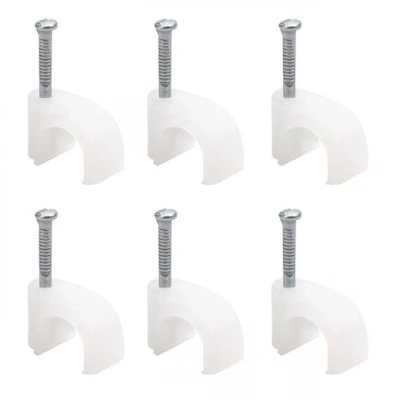 Kroşe 1 Numara Çelik Çivili 4 Mm (kordon Kabloları İçin) 100lü Poşet Powermaster