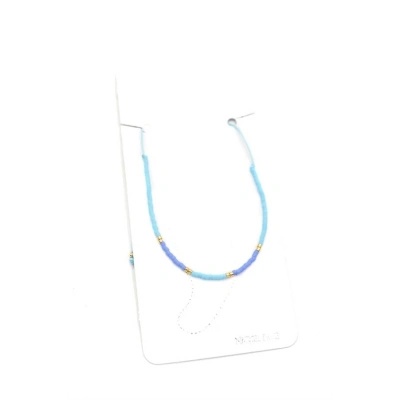 Kum Boncuk Halhal - Mavi