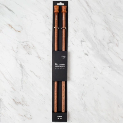 La Mia Rosewood 10 mm 36 cm Ahşap Örgü Şişi