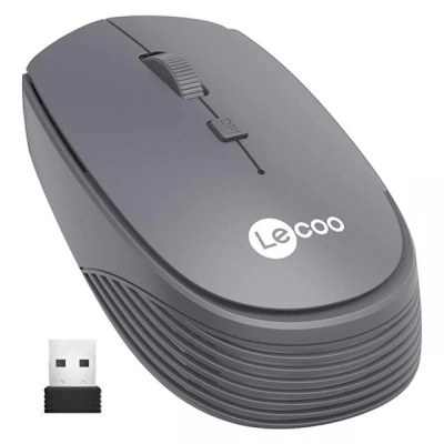 Lenovo Lecoo Ws202 2.4ghz Kablosuz 1200dpı Gri Optik Mouse 4 Tuşlu