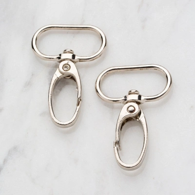 Loren 3 cm 2 li Gümüş Rengi Makrome Anahtarlık Kan