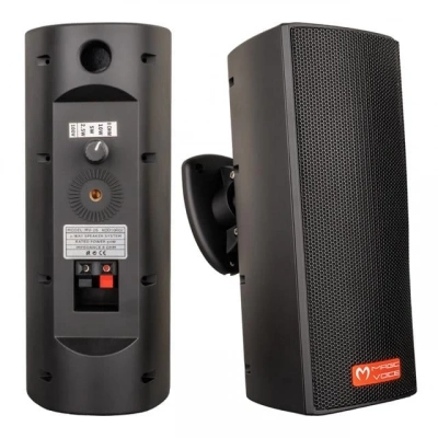 Magicvoice Mv-26  2x7,5 Cm 50w 3 Yollu Siyah Sütun Hat Trafolu Hoparlör 2li Takım