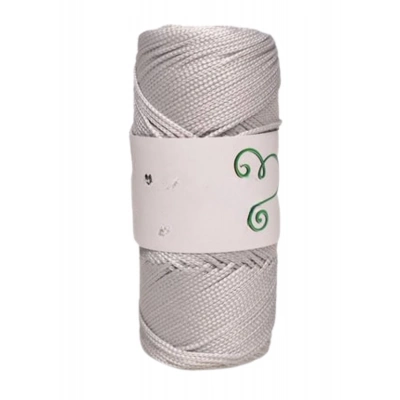 Makrome İpi 3mm Polyester Gri