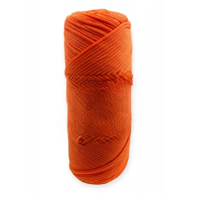 Makrome İpi 3mm Polyester Turuncu Simli